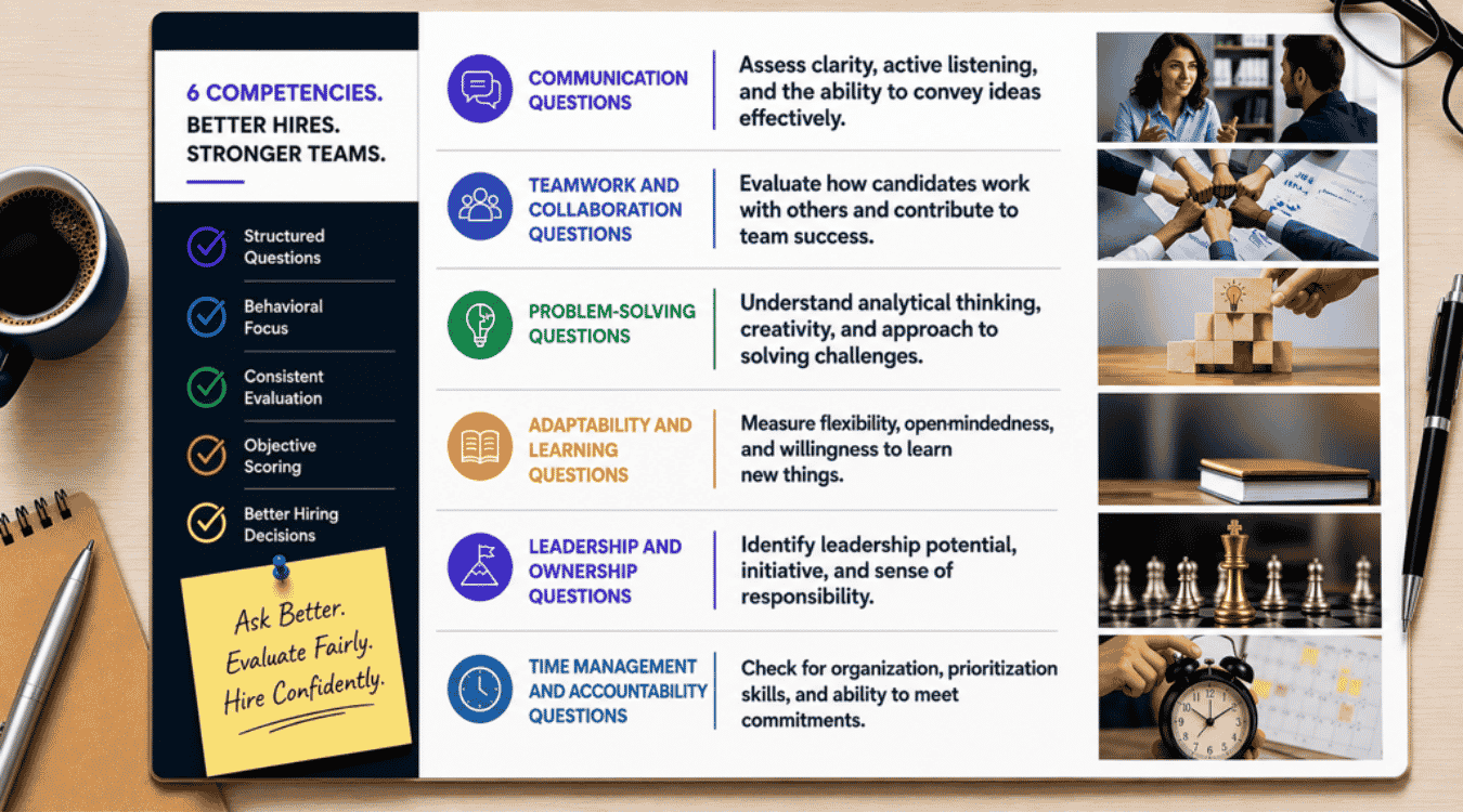 50+ Structured Interview Questions By Competency