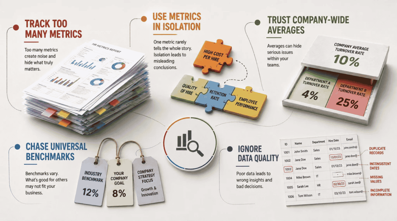 Common HR Metrics Mistakes To Avoid