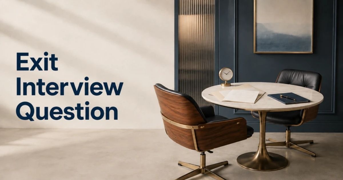 Exit Interview Questions Every Business Should Ask