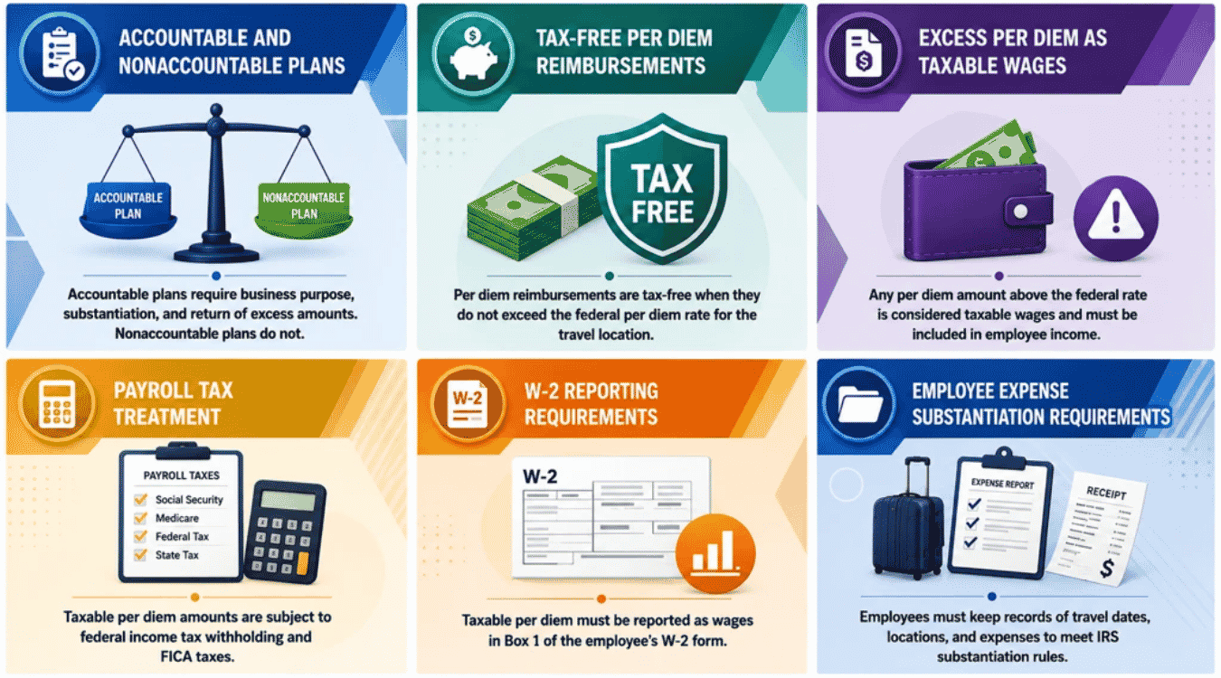 How Does Per Diem Affect Payroll And Taxes