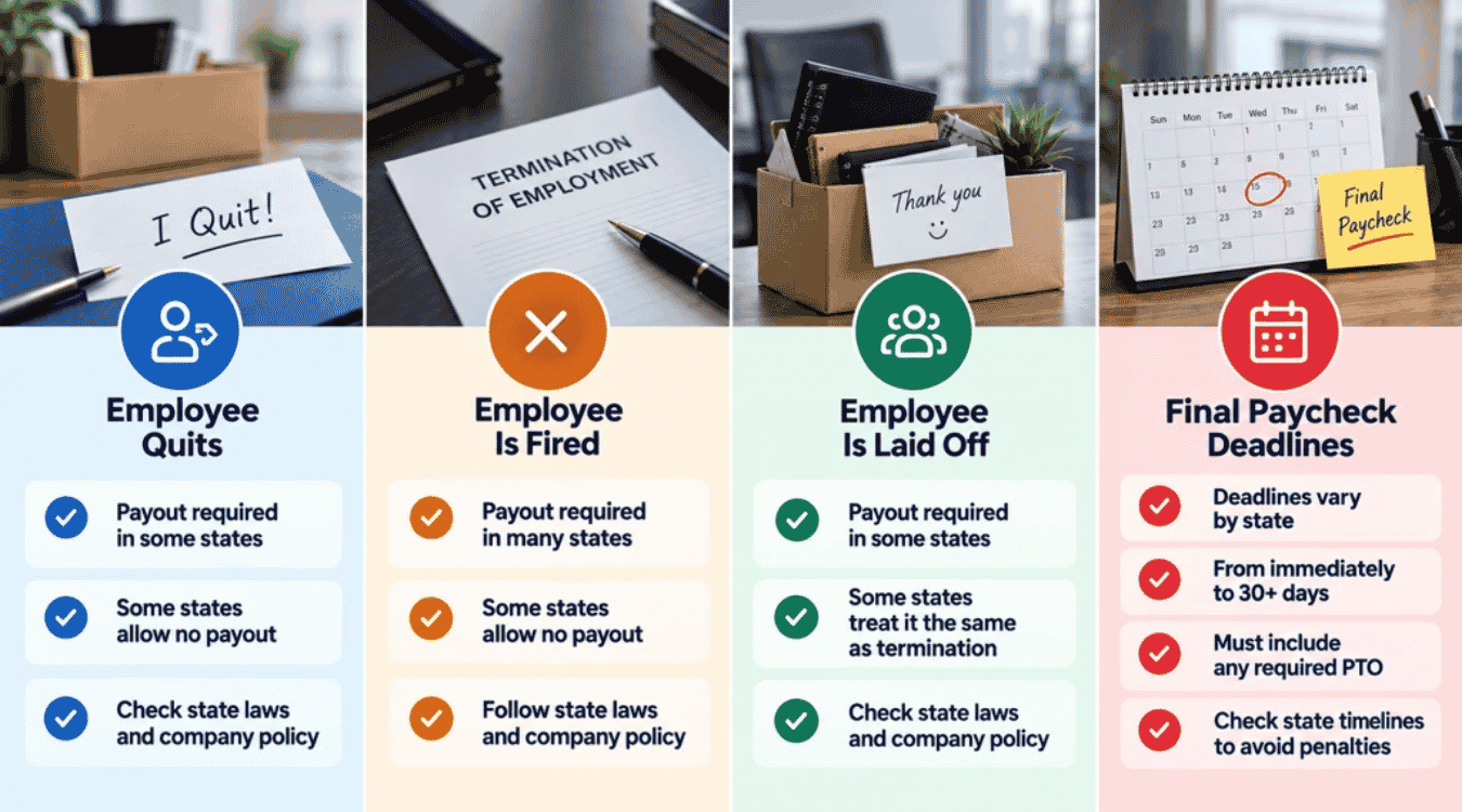 How PTO Payout Rules Work When Employment Ends