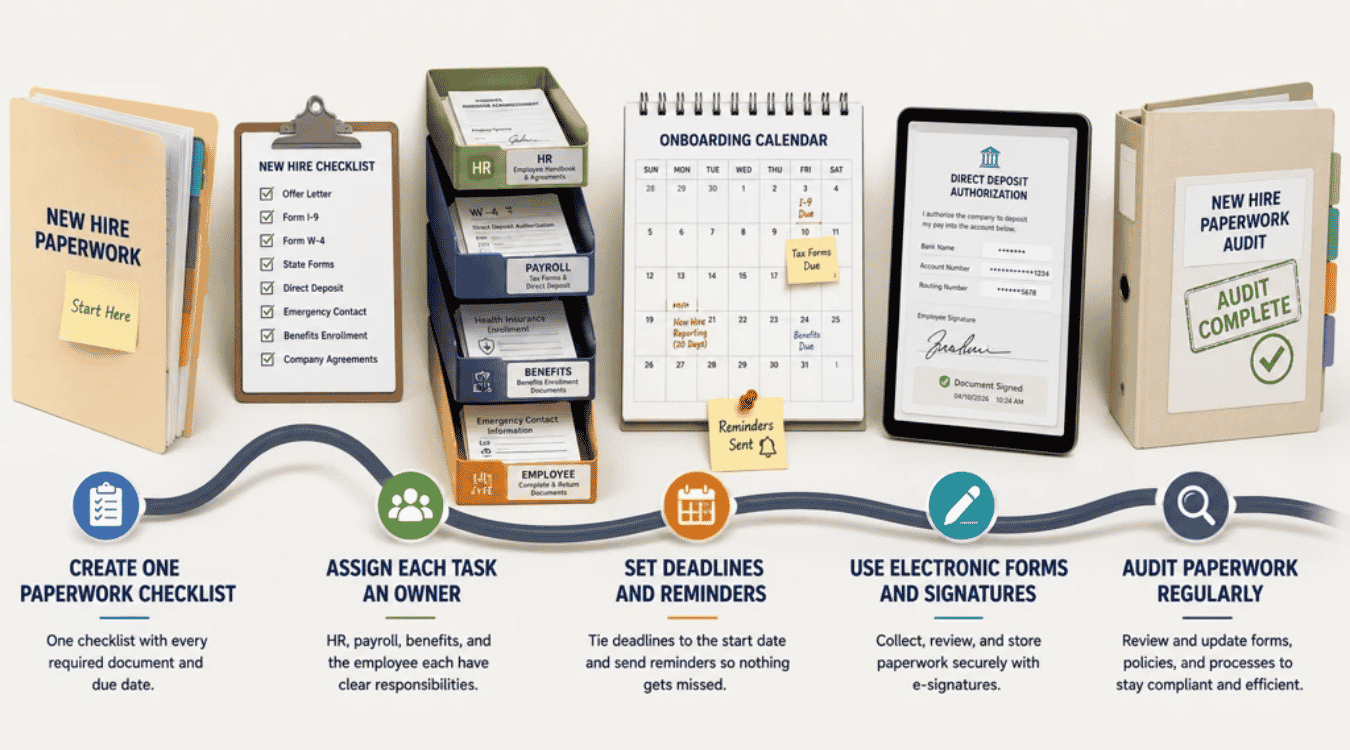How To Create A Better New Hire Paperwork Process