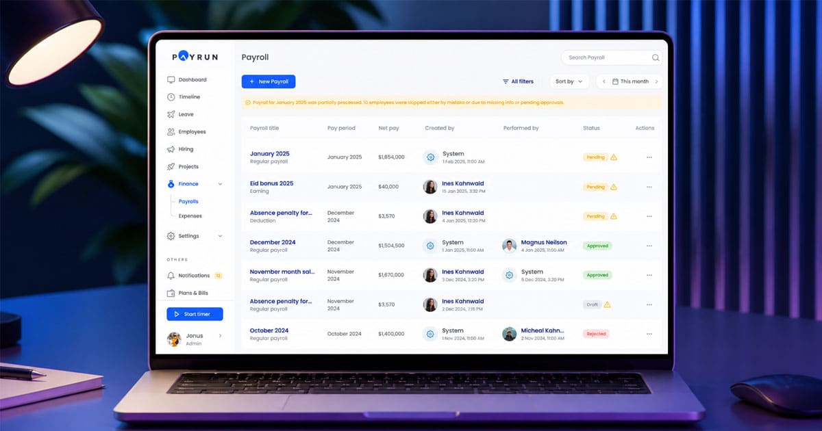 Features Of A Payroll Software For Startups And Growing Teams