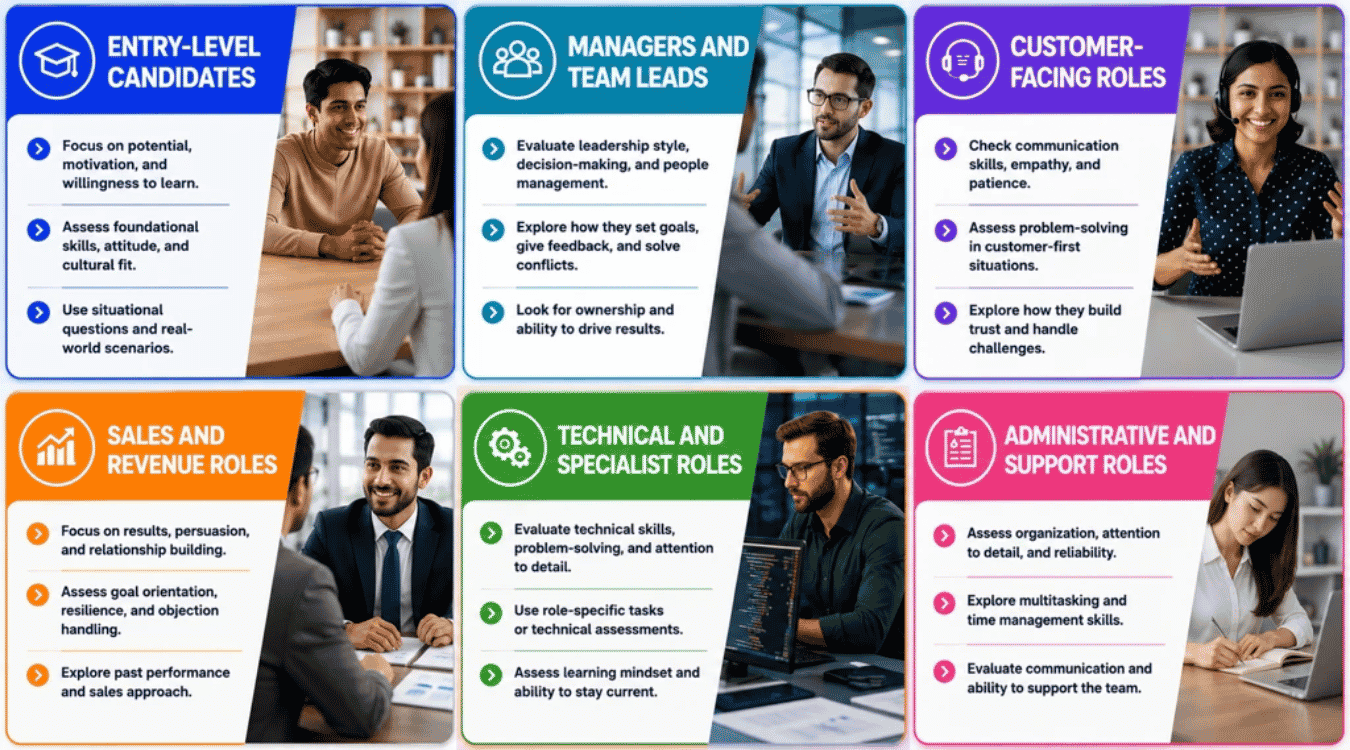 Structured Interview Questions For Different Roles