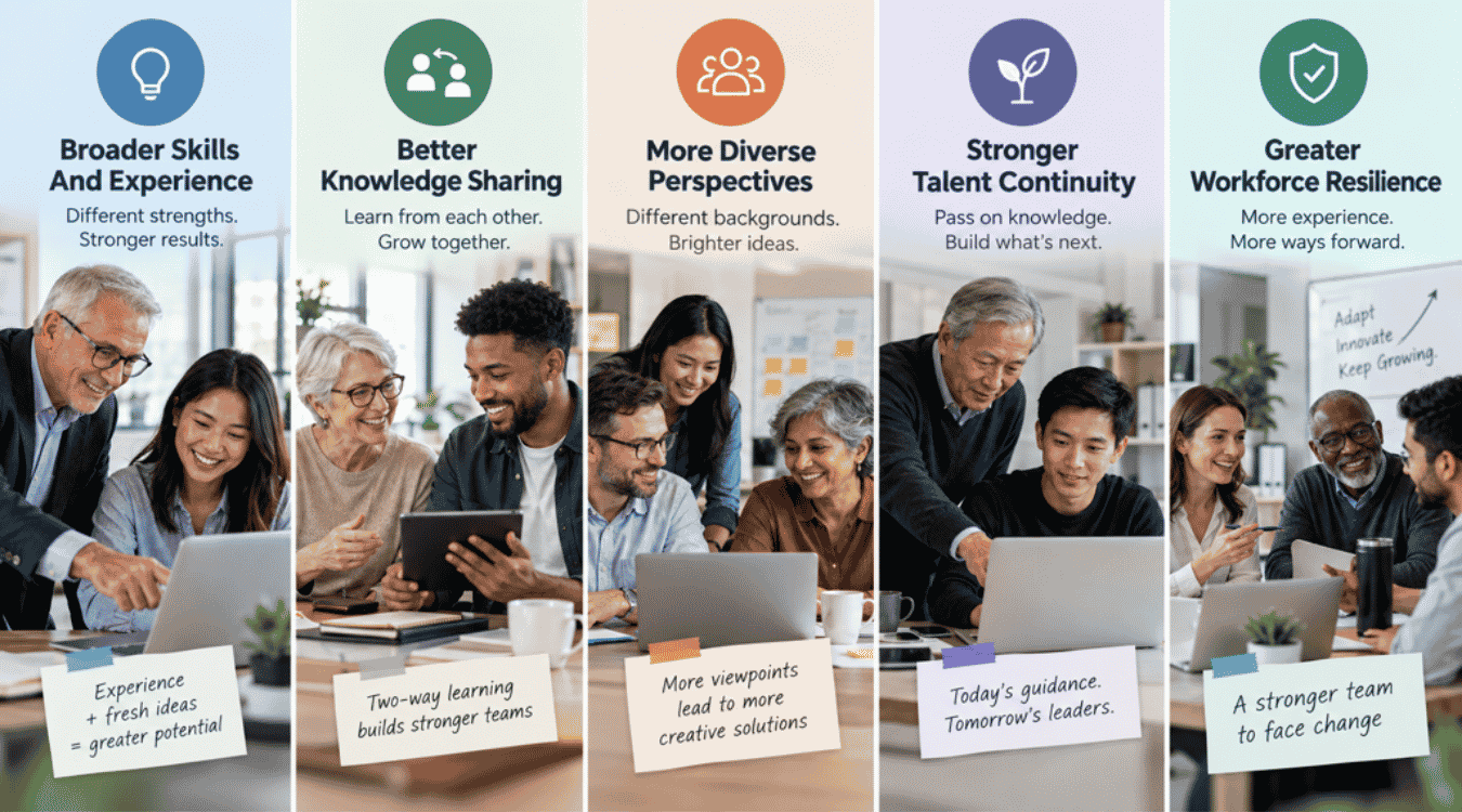 What Are The Benefits Of A Multigenerational Workforce