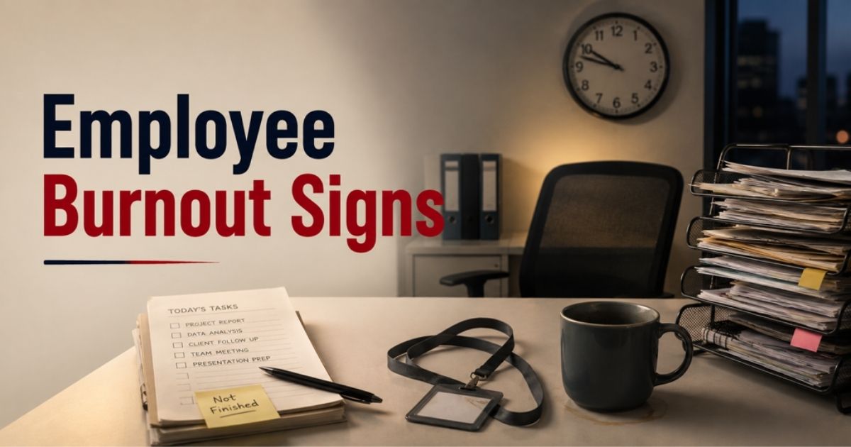 Employee Burnout Signs: How To Spot And Address Them Early